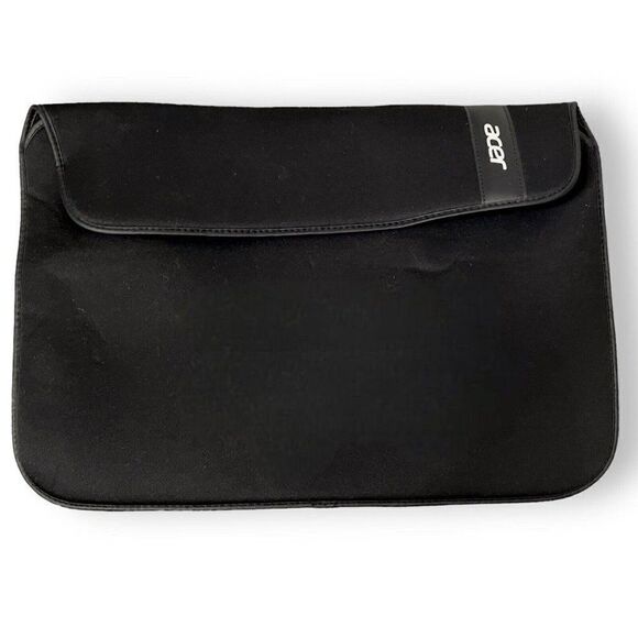 Acer Laptop Case Sleeve Unisex Black Hook & Loop Closure Padded Business Casual - Picture 1 of 6